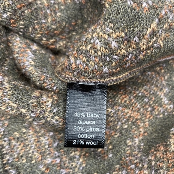 Peruvian Connection Alpaca Wool Blend Pull On MIDI Skirt Large - Picture 5 of 6